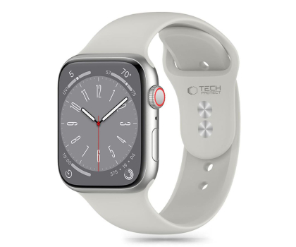 Pasek i akcesoria do zegarków TECH-PROTECT Silicone do Apple Watch 44/45/46/49 mm Stone 5906302307326